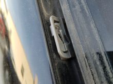 Close up of gray clips. Look the same as yellow and purple.