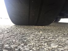 Here’s the passenger side tire. Lots of tread stil. I’m about 20k on the tires and the right side still have a lot of tread. 

I have and 2006 9 MR