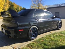 Picture of them on my evo 