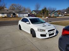 With stock hood and no wing. 

Will sell in this configuration for 20k. 