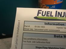 Part # even says its 1800