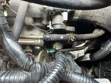 Fuel hardline disconnected from fuel rail