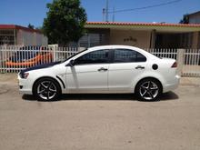 Here with M2 lowering springs. One less thing in the to do list on mods for my Lancer.
