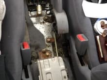 Removing center console