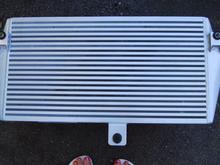 Back of Mishimoto's intercooler