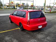 rear view