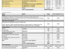 ***Price List***