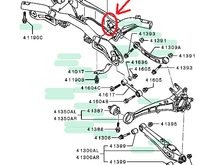 Rear subframe lancer ralliart 2009