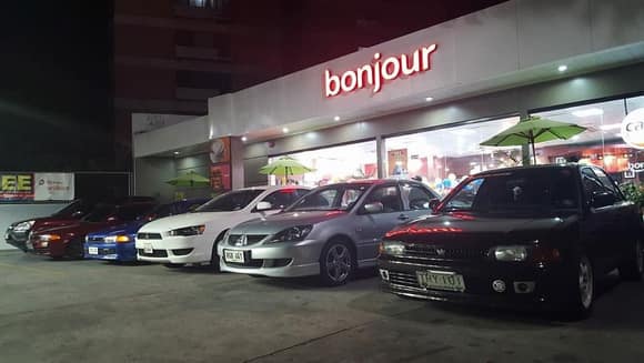 A little gathering with some of the fellow Lancer lovers.