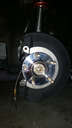 Installed AMS on top of OE sheild. No rubbing etc. Keeps ball joint and tie rod out of the way of radiating heat.