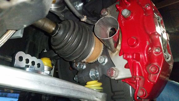 Took evoM members advice, installed Cusco mounts in reverse with low pro bolt and without lock washer. Just used thread-locker.