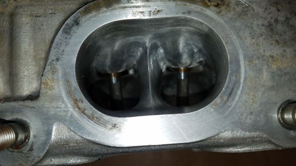 Exhaust side needed new valve guides.