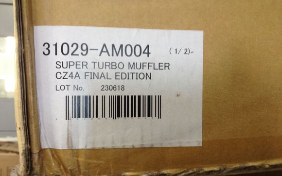 HKS Super Turbo cat-back exhaust (31029-AM004)