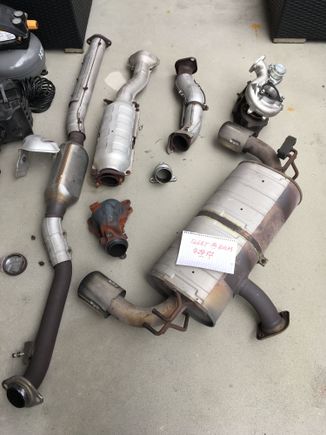 Evo X Stock Exhaust - $150 + shipping