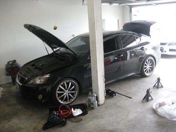 tune up on the lexus 002