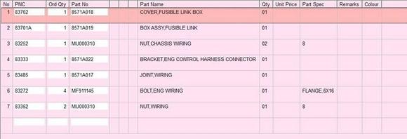 Part List