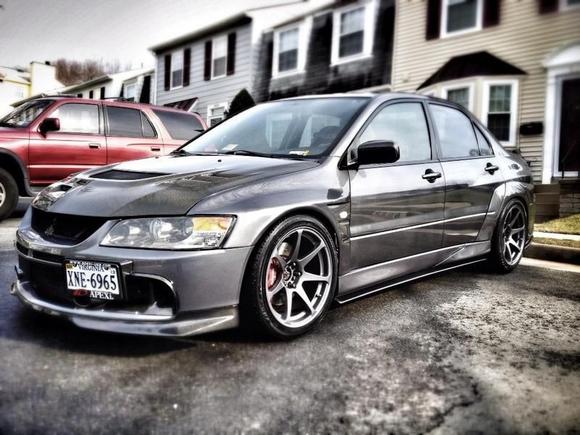 Completed! with Rexpeed carbon side skirt and rear extension