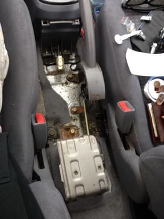 Removing center console