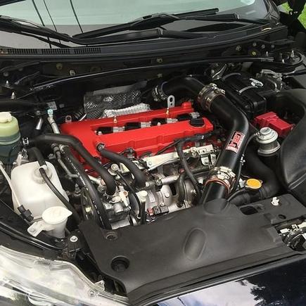 Powder Coated Wrinkle red valve cover