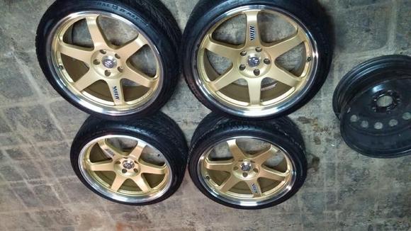 all 4 TE37 Wheels