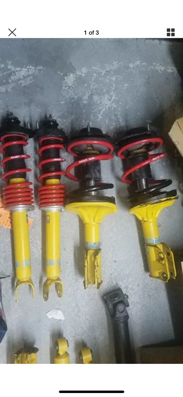 Steering/Suspension - MR Billstein 60k miles Swift Springs complete adj camber plates - Used - Boynton Beach, FL 33472, United States