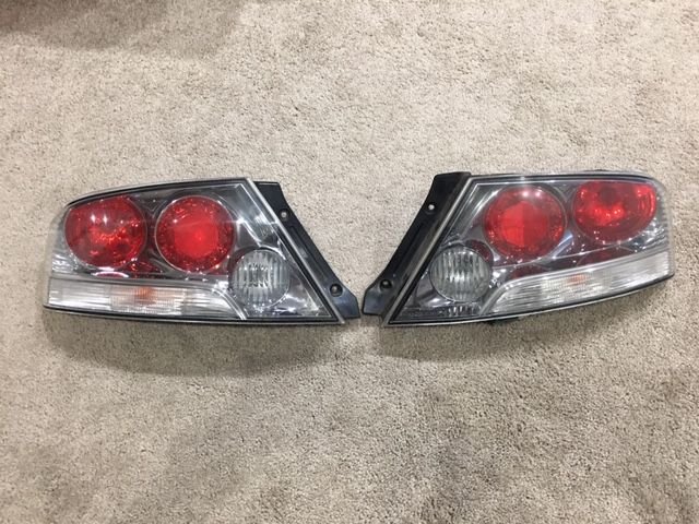 Exterior Body Parts - 2003 Mitsubishi Evolution Lancer EVO 8 OEM Tail Lights - Used - 2003 Mitsubishi Lancer Evolution - Coeur D Alene, ID 83815, United States