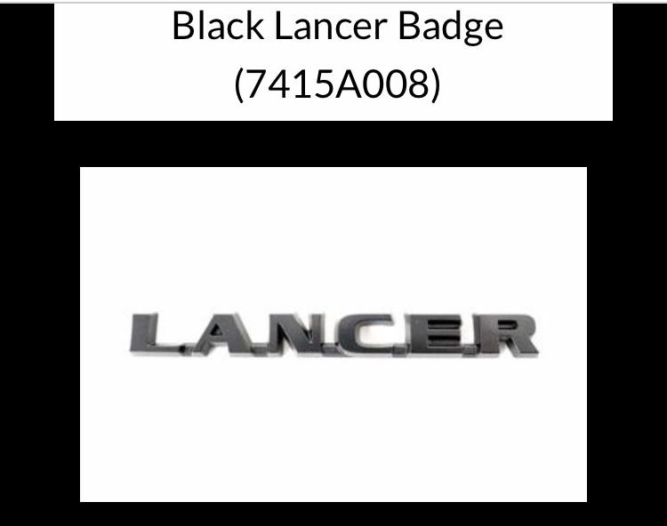 Miscellaneous - Lancer Badges - Used - All Years Any Make All Models - Varna, Bulgaria