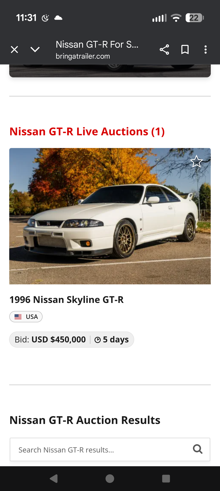 1996 Nissan 240SX - 1996 Nissan Skyline GT-R V-spec - Used - VIN BCNR33-024131 - 125,243 Miles - 6 cyl - AWD - Manual - Coupe - White - Parker, CO 80134, United States