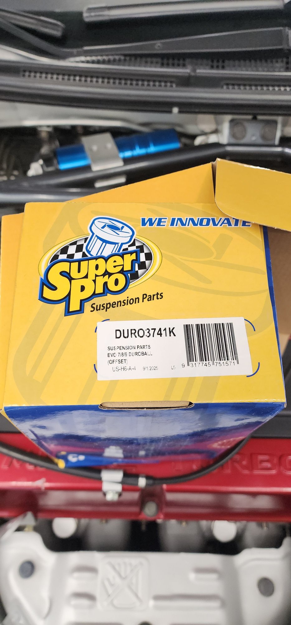 Steering/Suspension - SuperPro DuroBall Additional Caster Offset Front LCA Inner Rear Bushing Kit - Evo 7/8 - New - -1 to 2026  All Models - Seattle, WA 98106, United States