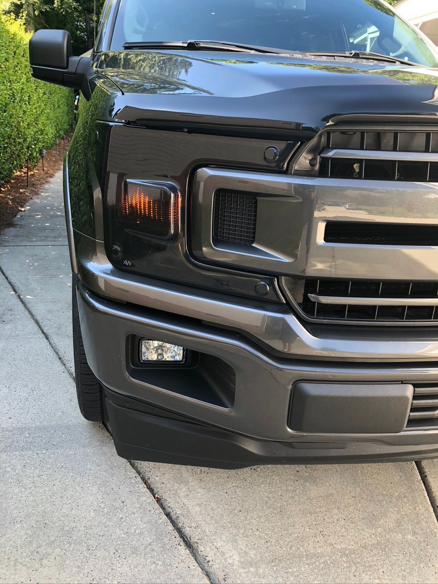 AVS dark smoke headlight covers Ford F150 Forum Community of Ford