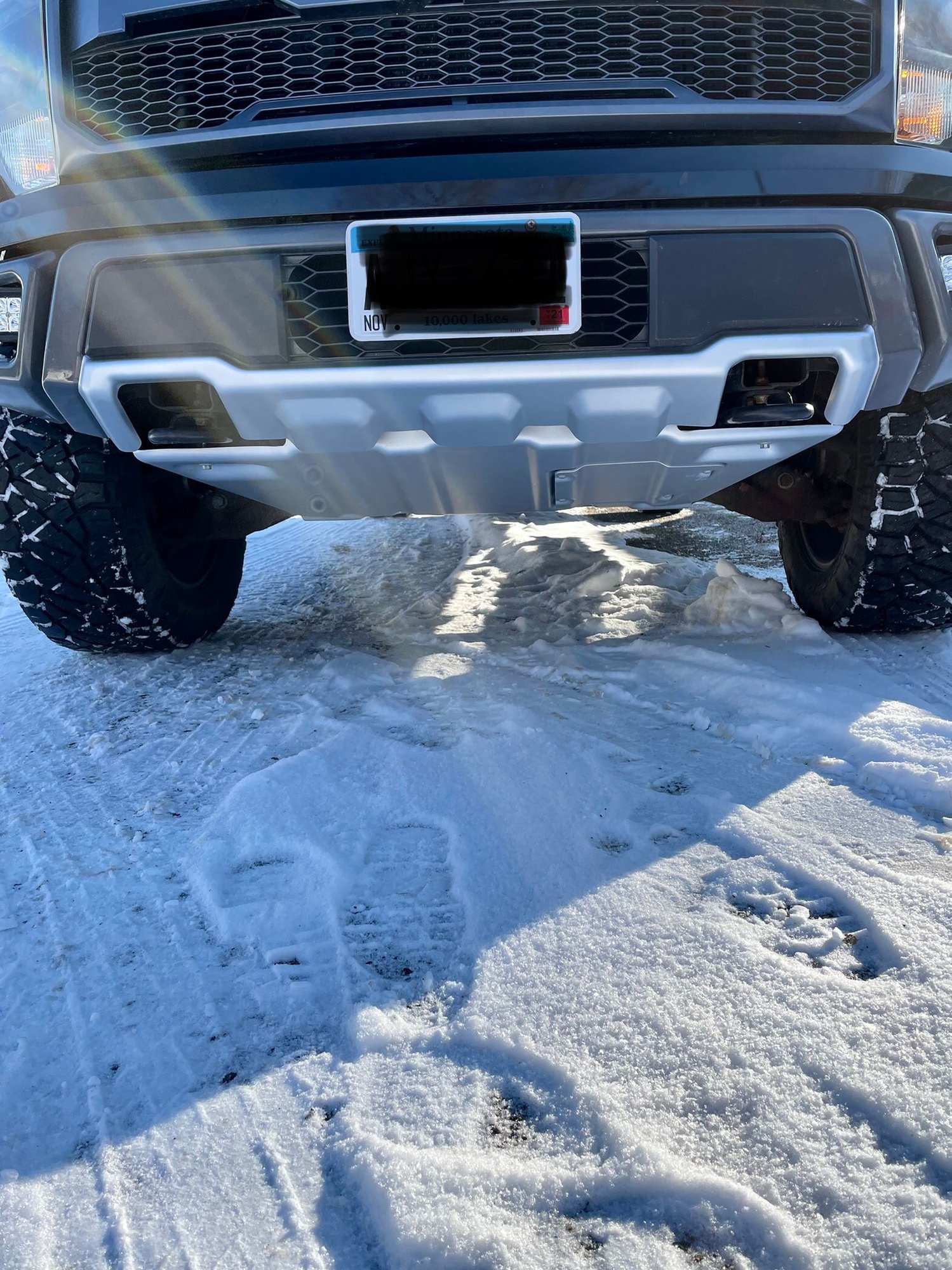 Raptor Skid Plate on FX4 Ford F150 Forum Community of Ford Truck Fans