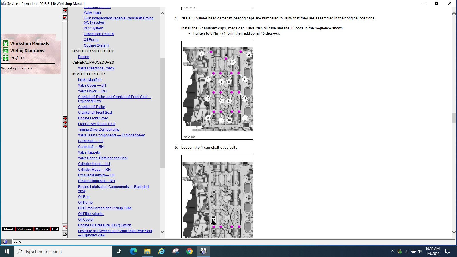 2013 F150 3.5L Ecoboost Cam Cap Torque Sequence Ford F150 Forum