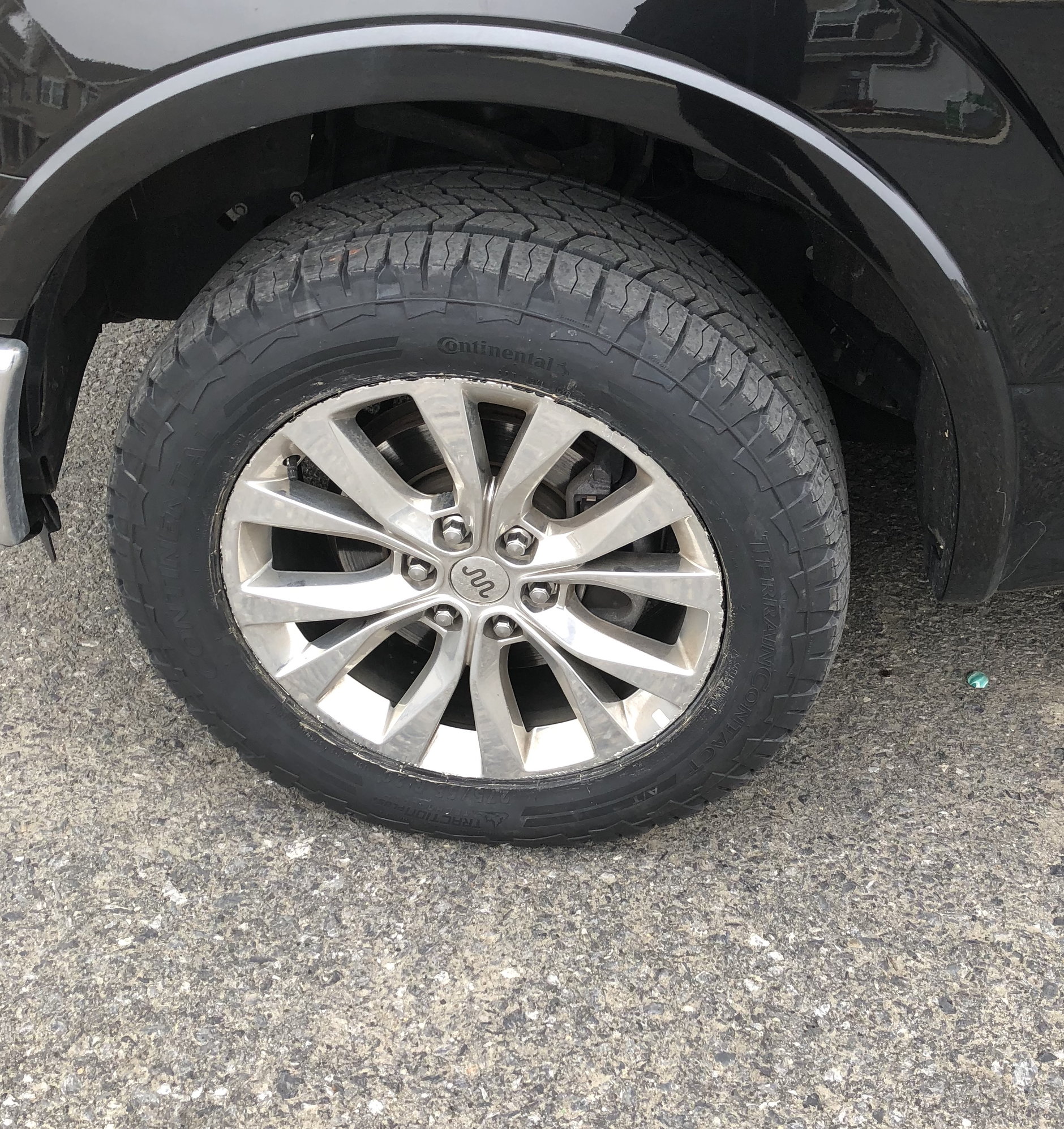 Had local ford dealer install these Continental TerrainContact A/T 275/55R20. They price matched the lowest price I could find on the internet $183, ...