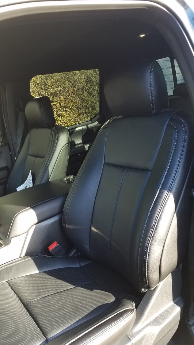 Original Ford Ebony Leather Seats F150 Forum Community Of Truck Fans - 2018 F150 Leather Seat Replacement