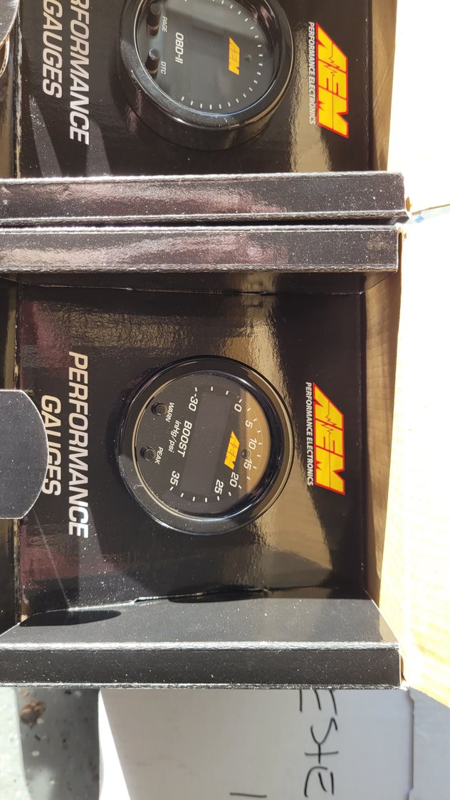 Texas FS New AEM Boost and OBD2 X digital gauges Ford F150 Forum Community of Ford Truck Fans