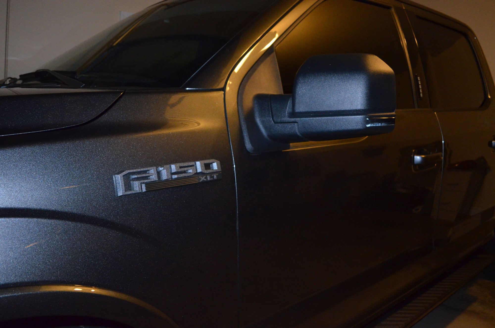 my first attempt at Plasti dip (fender emblems) Ford F150 Forum