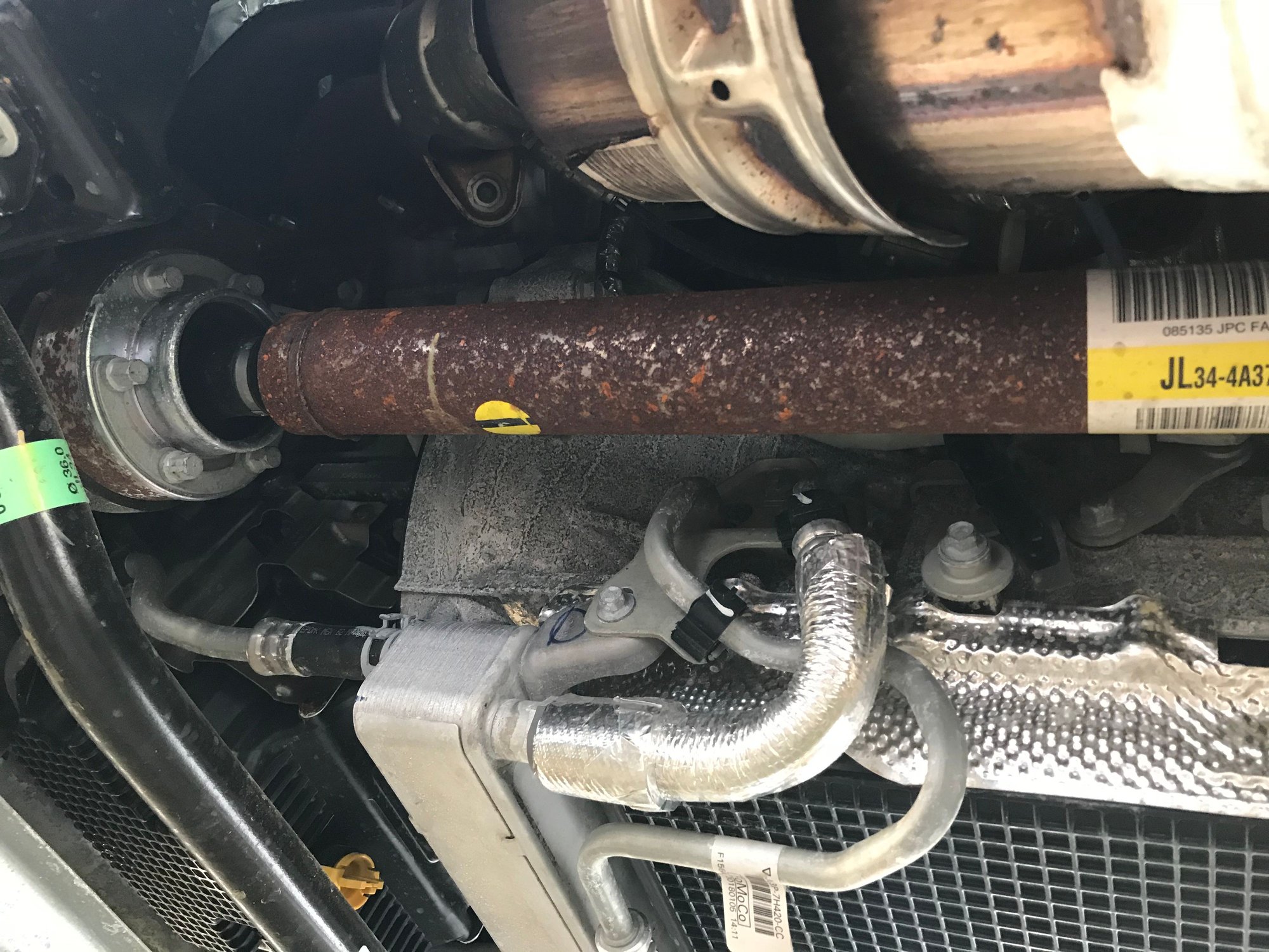 Rusted driveshaft, differential and 4WD parts Ford F150 Forum