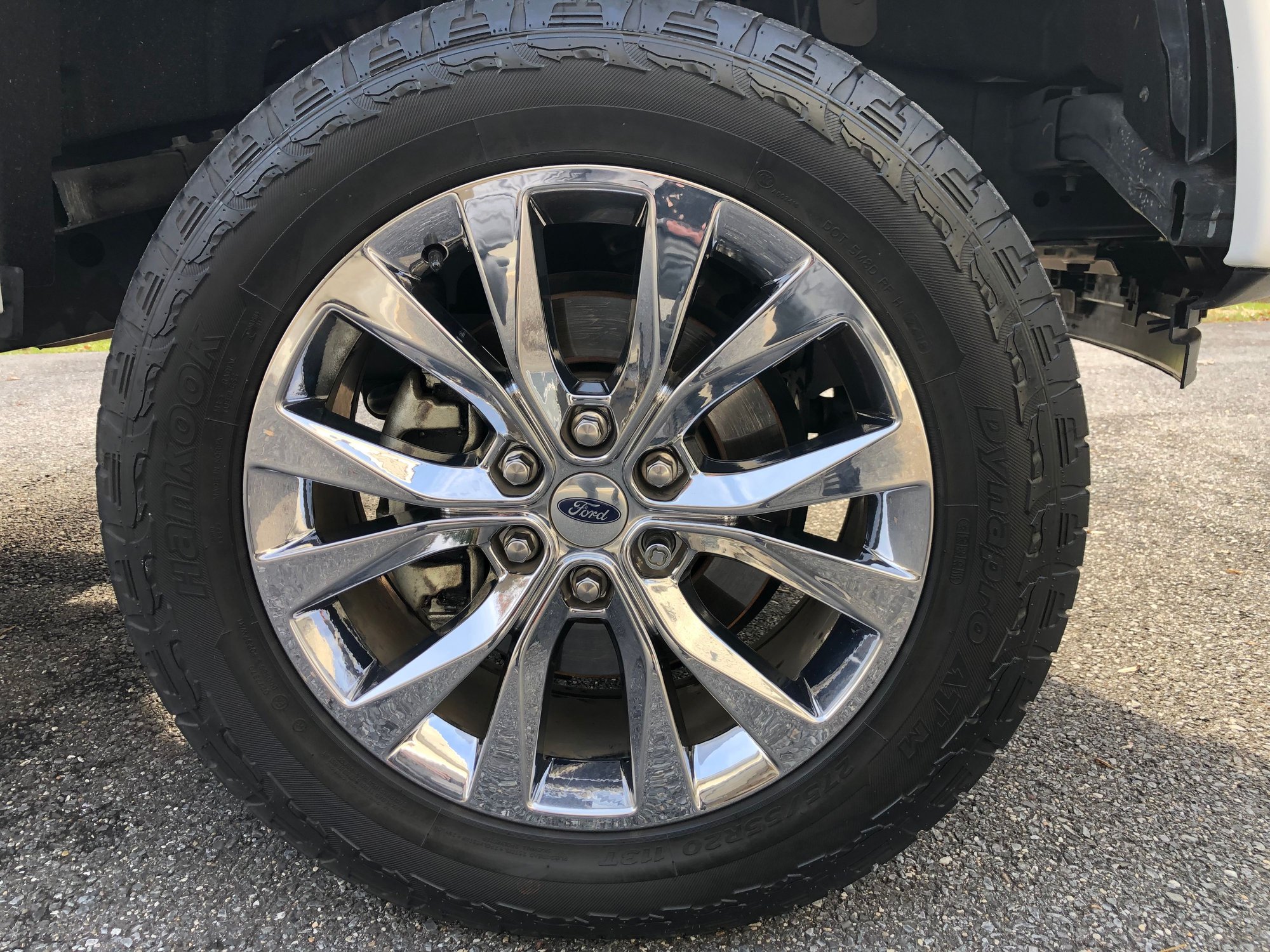 FS FX4 20” Chrome PVD Wheels with Hankook 275/55 R20 tires Ford F150