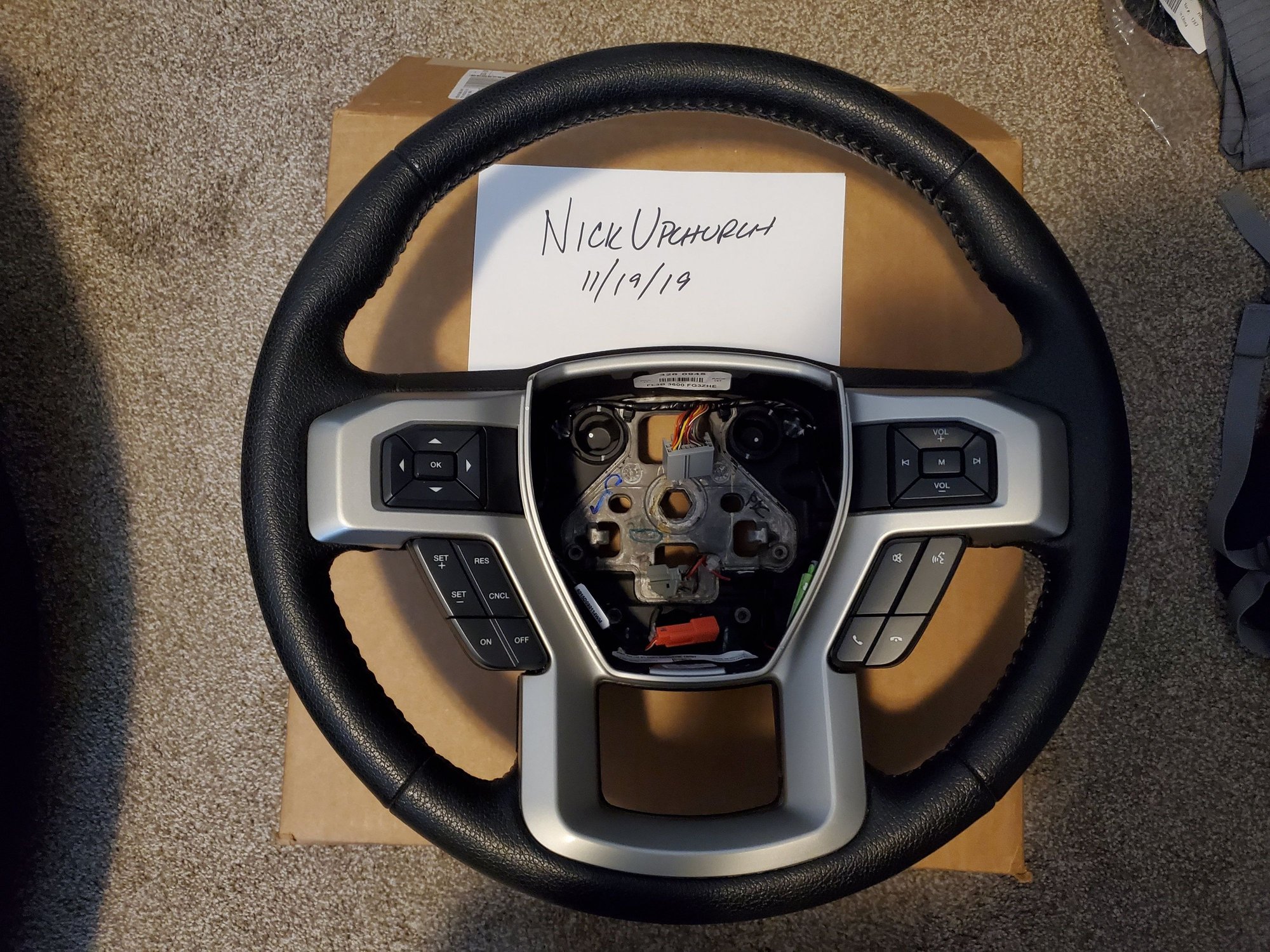 2015+ Lariat Leather Steering Wheel - Ford F150 Forum - Community of