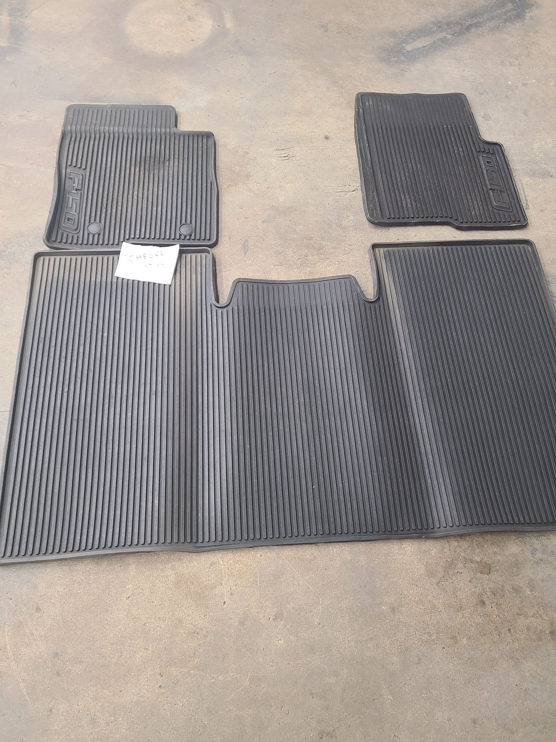 North Central 20092014 F150 OEM Rubber Floor Mats Ford F150 Forum