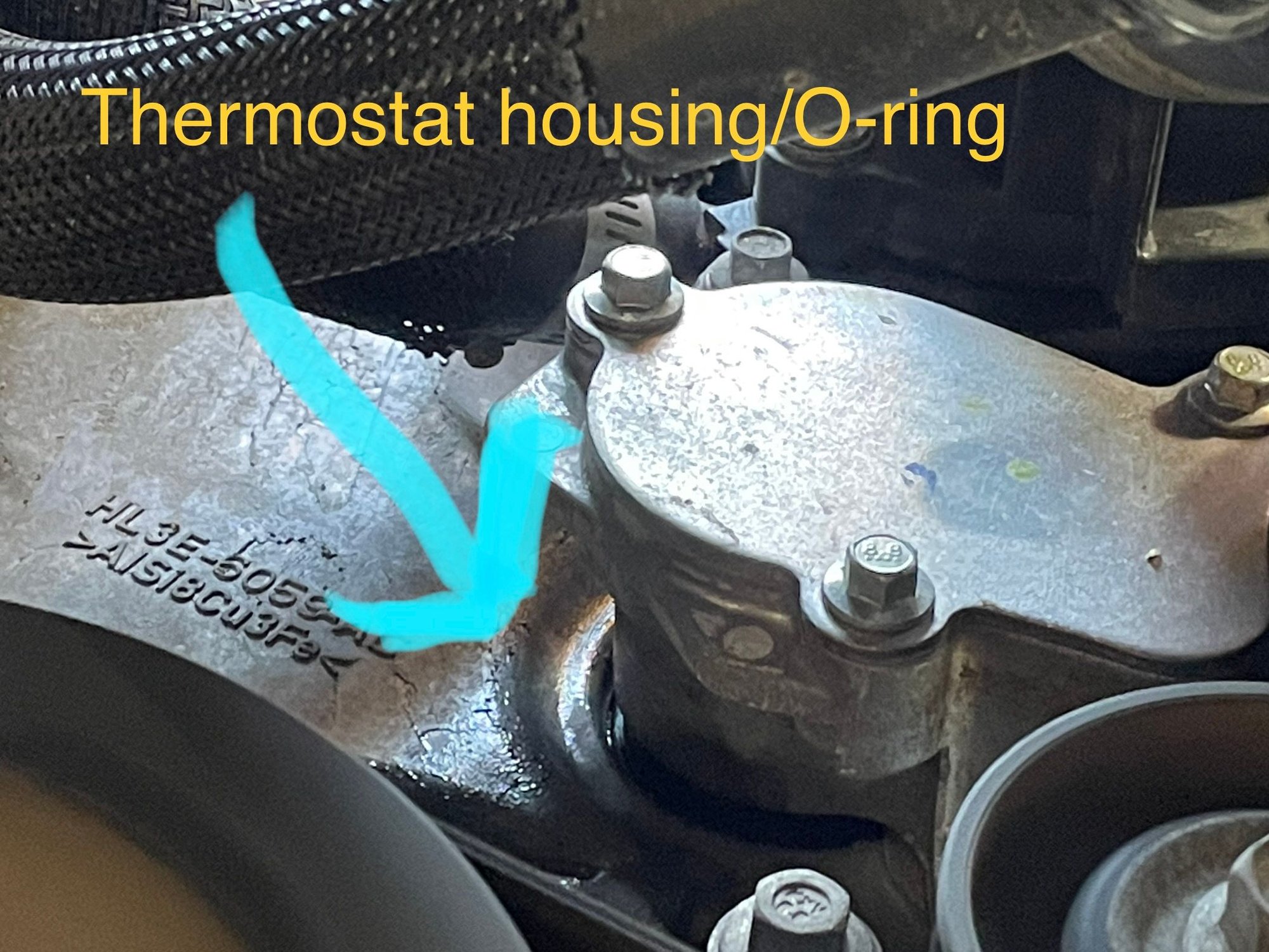 Coolant leak under engine block Ford F150 Forum Community of Ford