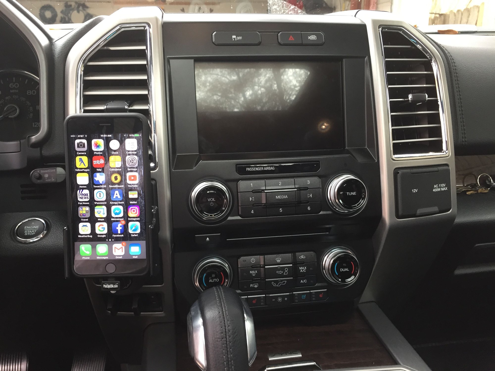 Consoles Organizers Panavise Dash Mount For Ford F 150 2015 2016