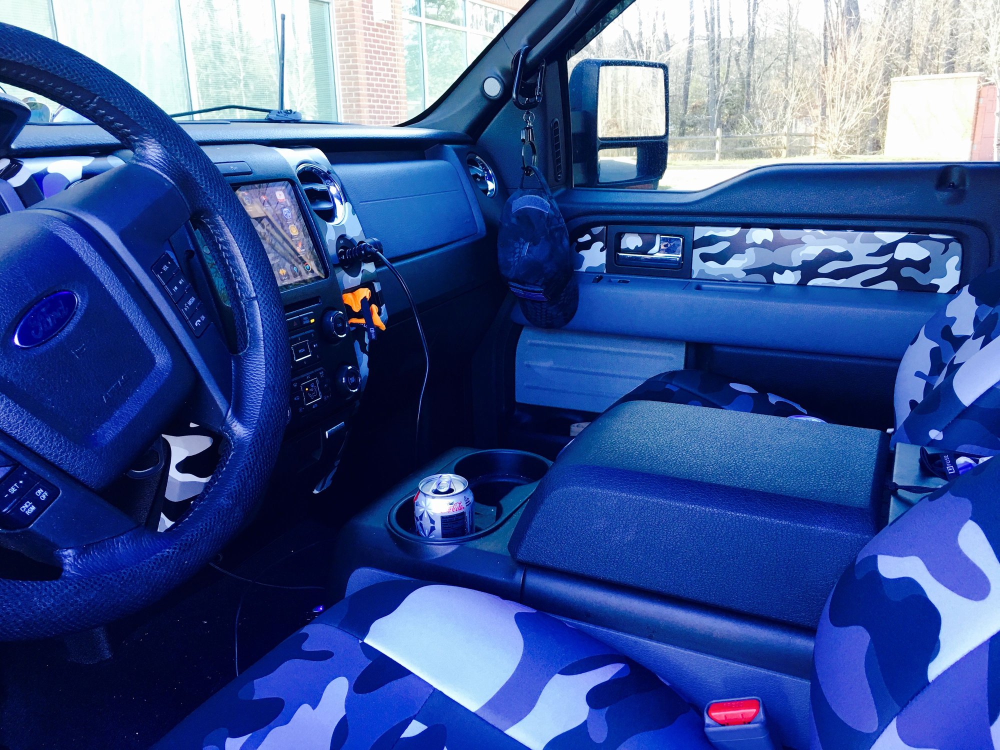Redid the Camo Vinyl Wrap Interior Ford F150 Forum Community of