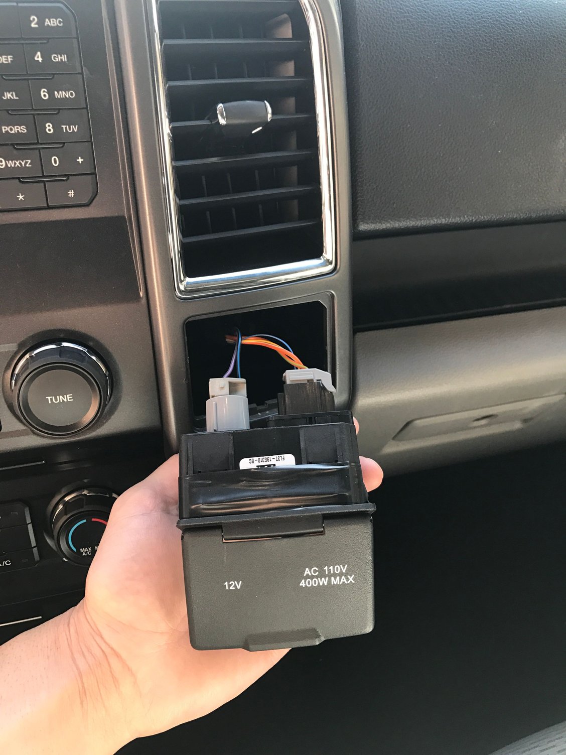 2018 Ford F150 Power Inverter Location