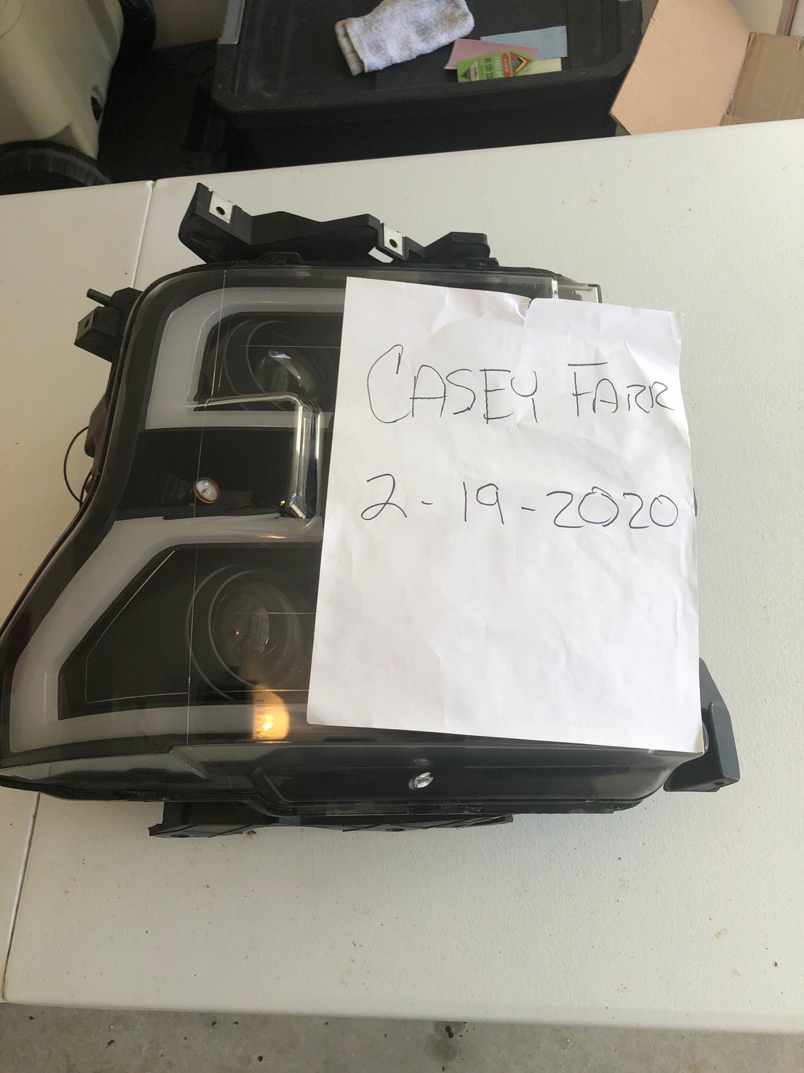 ANZO LED Smoke D&S Headlight Set | Ford F-150 (18-20) (111520) main image 1