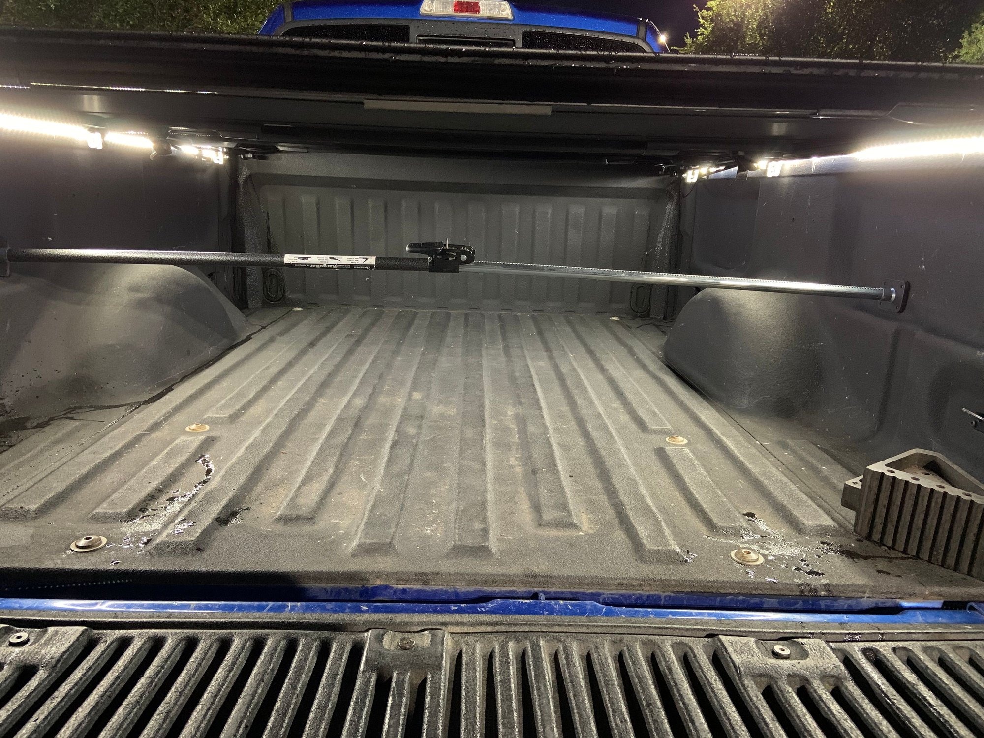 Truck's 10th birthday, Baja Design front lights, and bed lights Ford