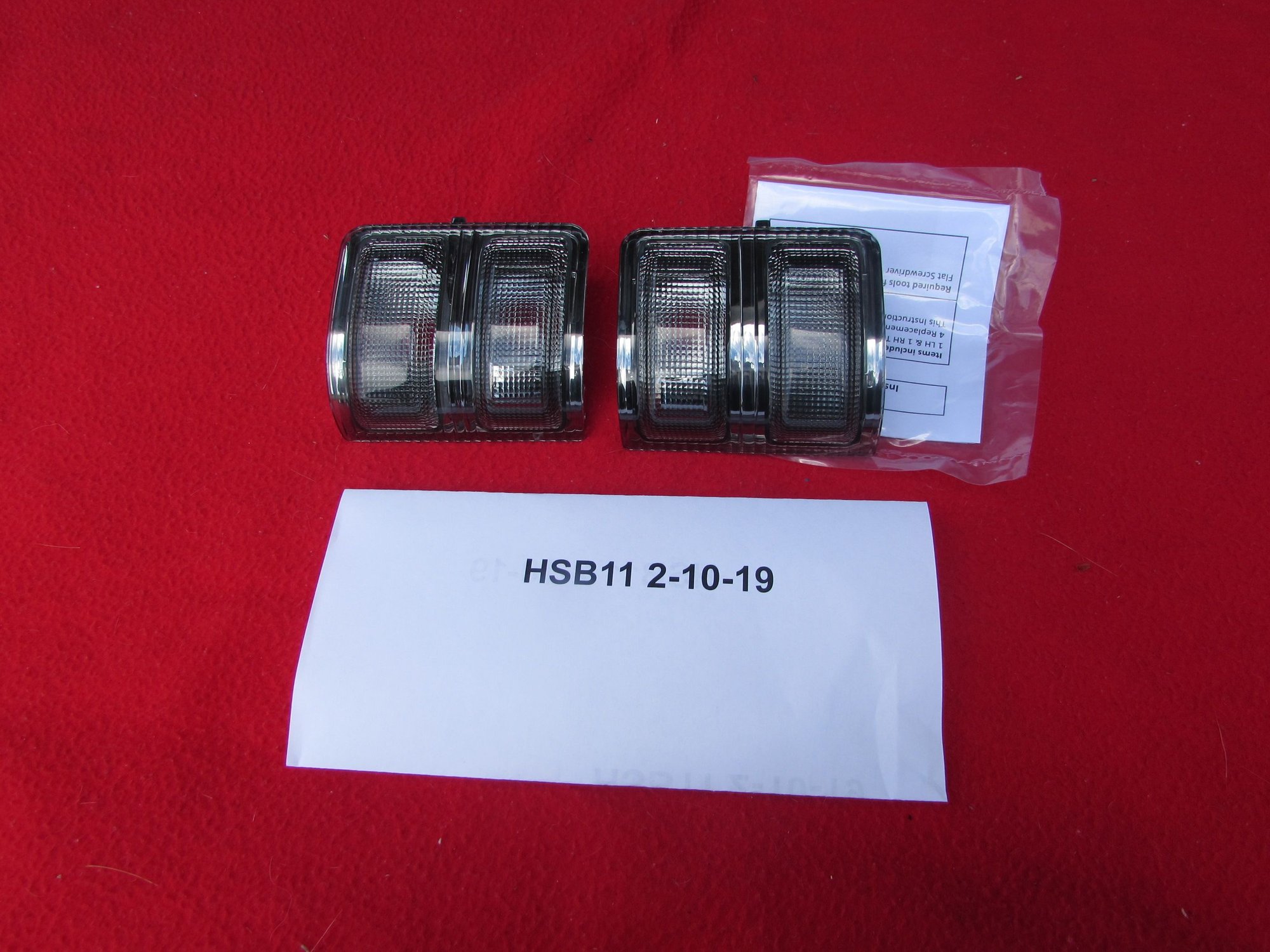 Southwest Powerscope Tow Mirror Smoked Turn Signal Lenes Ford F150