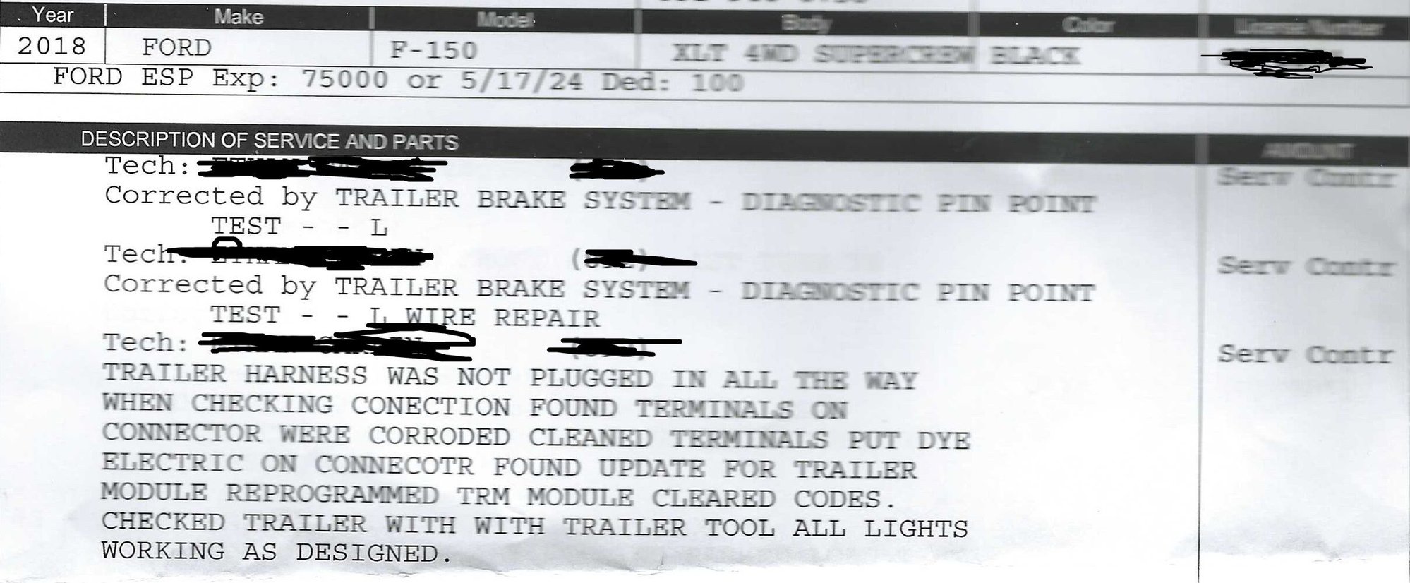 How to tell if Trailer Brake Controller Is Hooked Up Correctly Ford