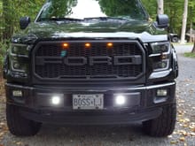 Grill lights and new bumper lights.