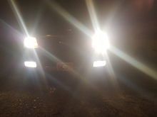 With Sylvania zXe headlights and fogs
